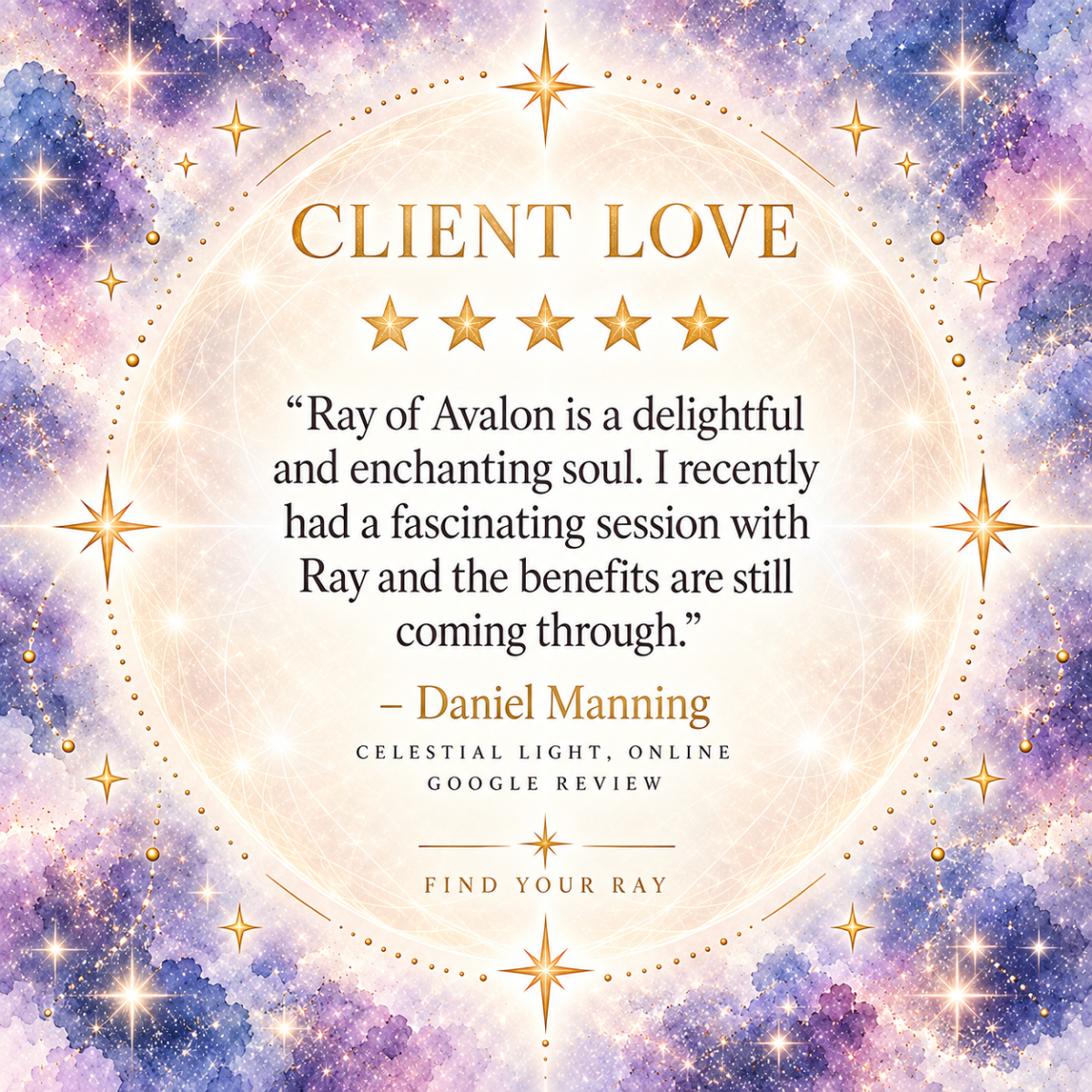 Find Your Ray client testimonial