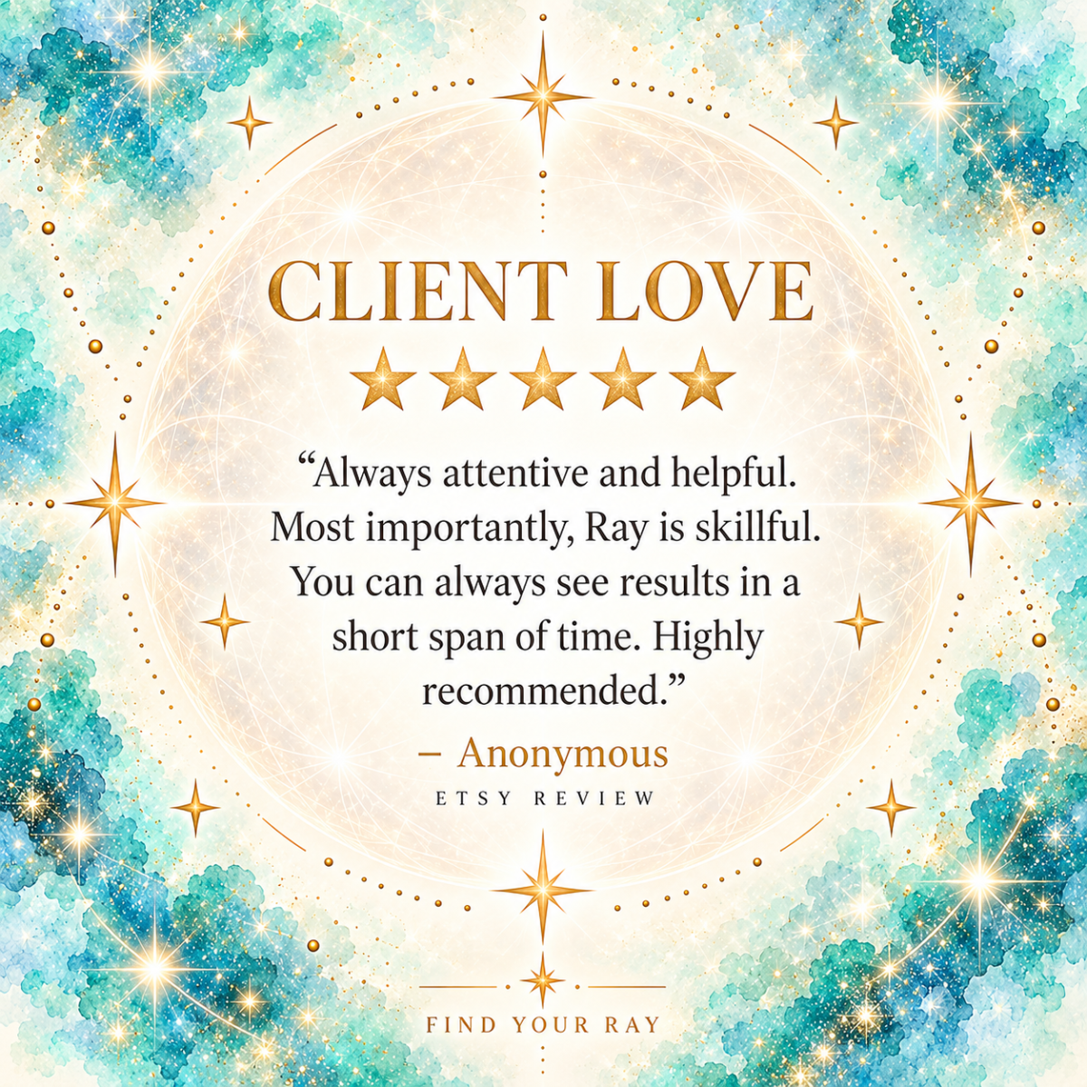 Find Your Ray client testimonial
