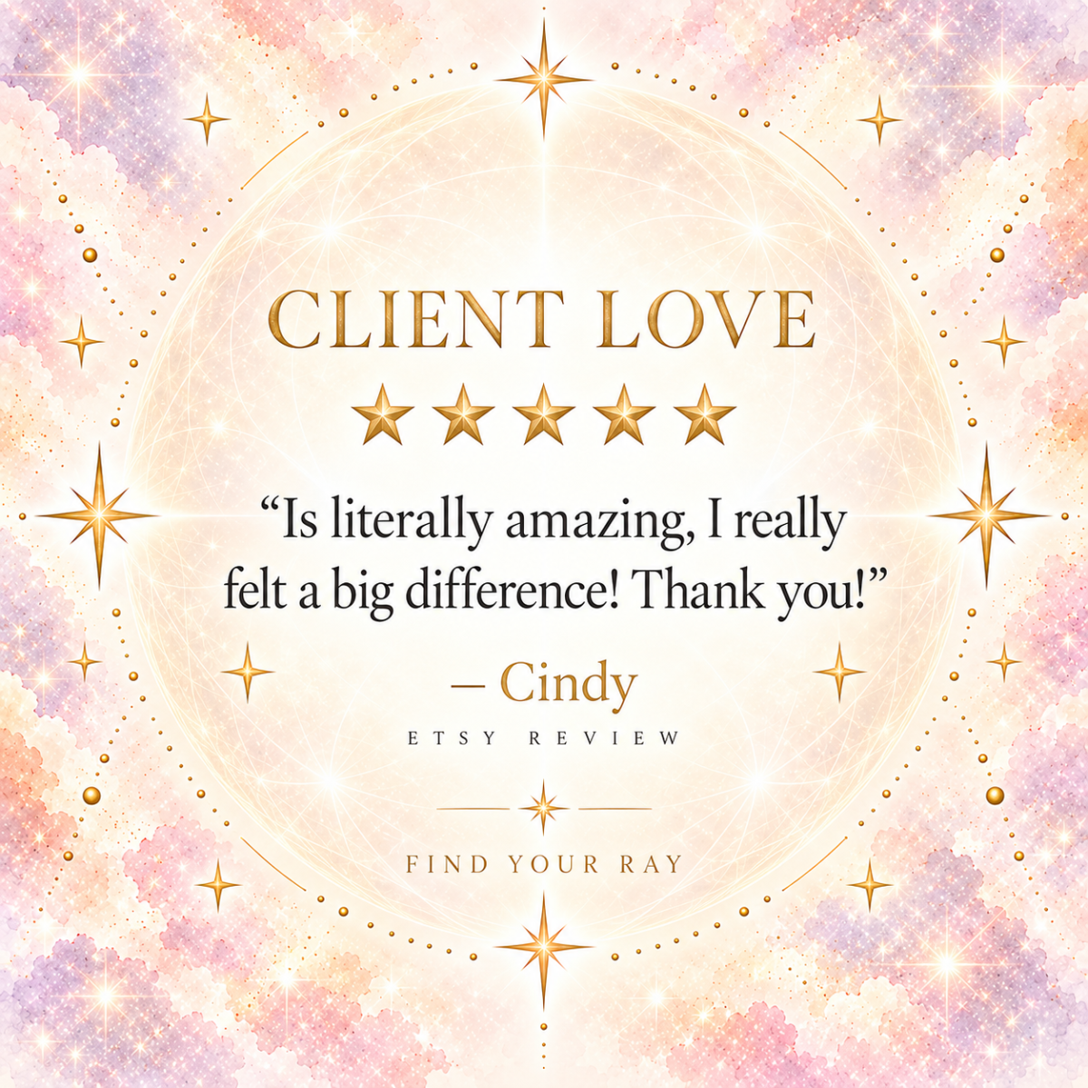 Find Your Ray client testimonial