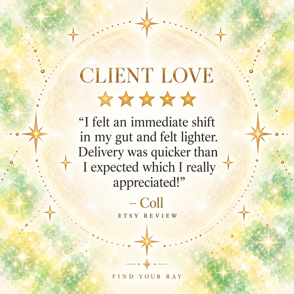 Find Your Ray client testimonial