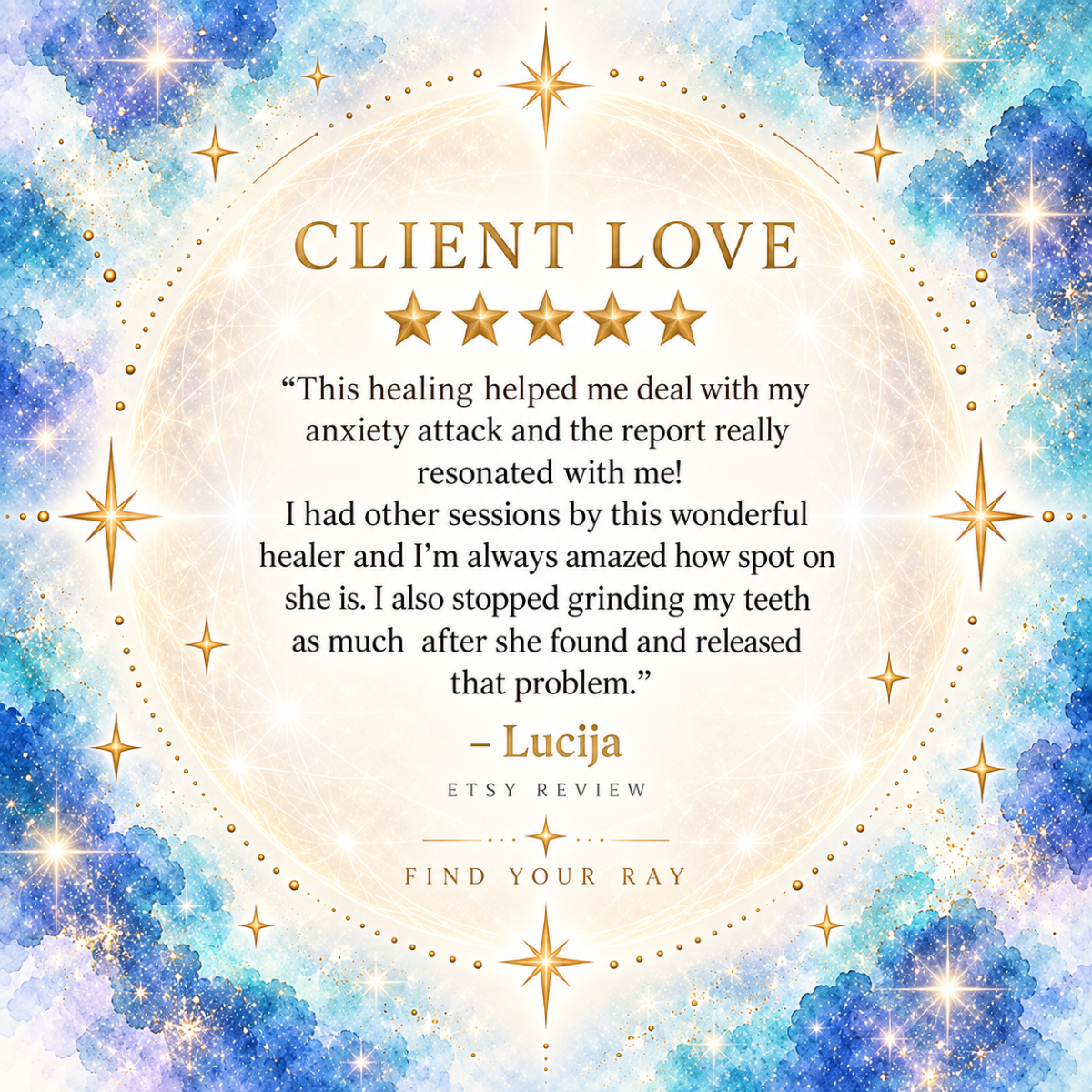 Find Your Ray client testimonial