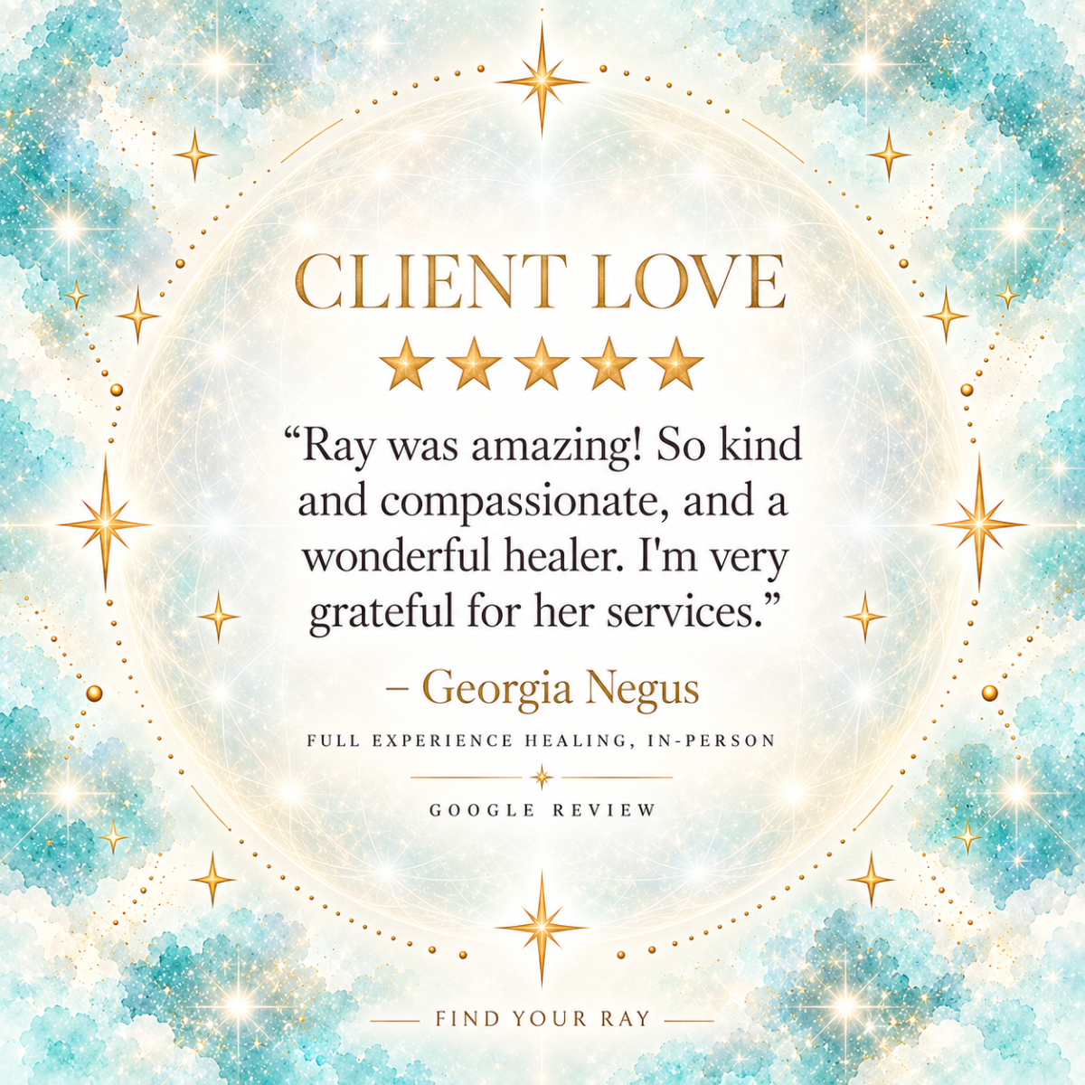 Find Your Ray client testimonial