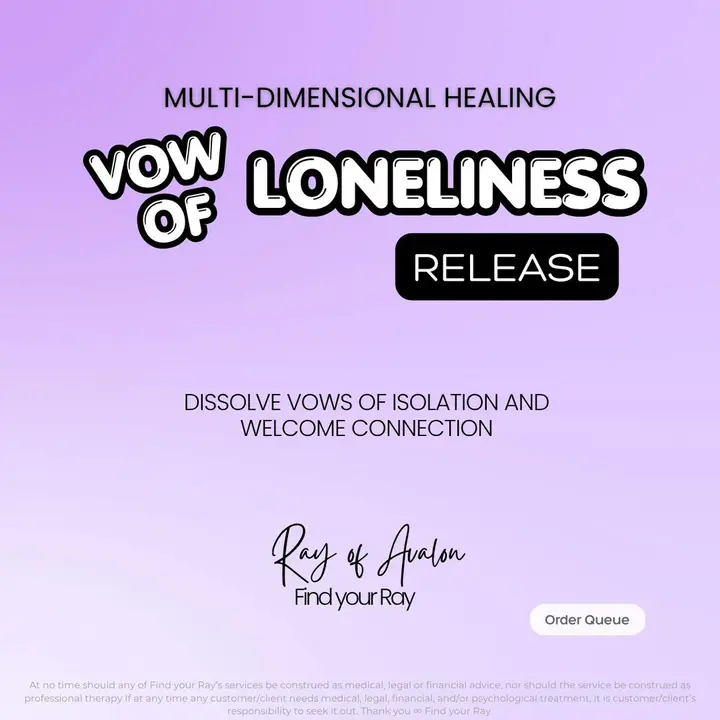 Vow of Loneliness Release Etsy cover