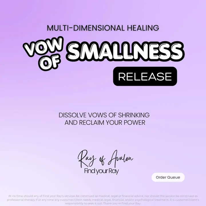 Vow of Smallness Release Etsy cover