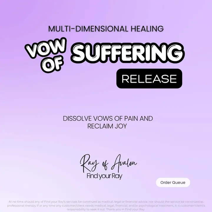 Vow of Suffering Release Etsy cover